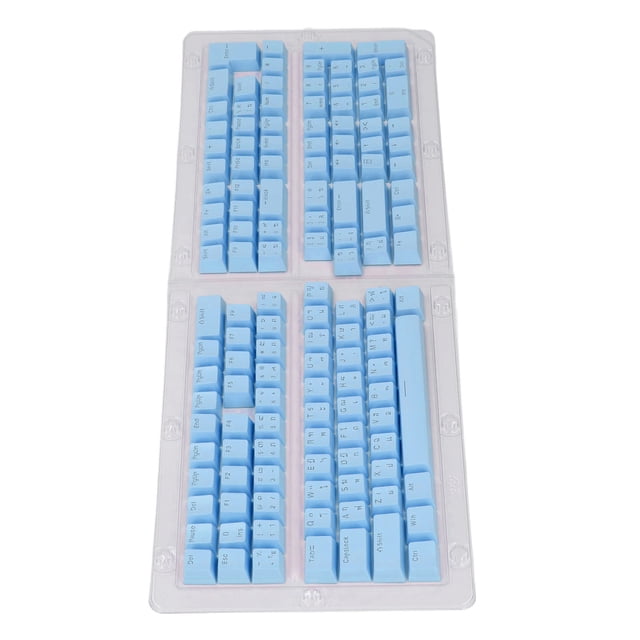 Custom Keycaps 132 Keys, Thai Keycaps OEM Keycaps 132 Keycaps Set, Translucent DIY Thai Keyboard Keycaps Replacement for 61 62 64 68 84 87 104 108 Mechanical Keyboards