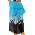 thumbnail image 5 of SCRAWLGOD Dandelion Music Note Print Women's Swimsuit Coverup Loose Soft Beach Cover Up Quick Dry Lightweight Bathing Suit Cover Up for Beach, 5 of 6