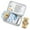 beige, variant on DEBGFS Little Pocket Bear Tin Soft Teddy Bear In A Tin Box Worry Doll For Anti-various Discomforts Birthday Gifts For Children,pink