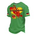 thumbnail image 1 of Women's Germany Football Graphic T-Shirt, Men's Soccer Graphic T-Shirt, Casual Short Sleeve Sports Top for Workout for Soccer Tournament 2026 Light Green Size: 2XL, 1 of 4