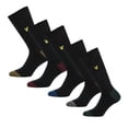 thumbnail image 2 of Lyle & Scott Chaussettes Contrastées pour Hommes (Lot de 5), 2 of 5