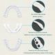 thumbnail image 2 of Comodidad Dentadura Postiza Superior E Inferior Dientes Temporales Dentaduras Postizas 2 Pares Silicona Protege Tus Reparación Perdidos Kit DIY Fácil Y Conveniente Recupera Una Sonrisa Segura, 2 of 9
