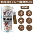 thumbnail image 4 of Termo termico de lujo para cafe mantiene 12 horas frio o caliente, 4 of 7