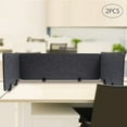 thumbnail image 2 of Loyalheartdy Acoustic Partitionc Privacy Panel Noise Reducing Visual Distractions for Home Office (Anthracite Gray)47.25" x 16", 2 of 12