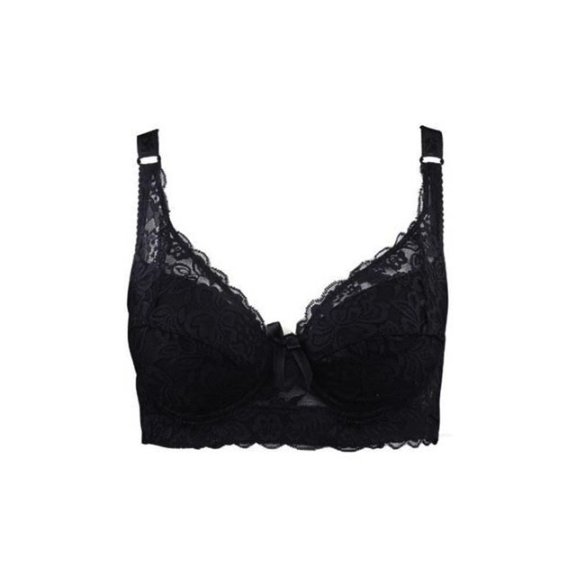 Ropa interior fina de copa completa, sujetador pequeño de talla grande, sujetador de encaje ajustable inalámbrico para mujer, cubierta de pecho, copa BCD, sujetadores de encaje de talla grande Tan Jianjun unisex
