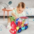 thumbnail image 4 of 1 Pcs Electric Gear Train Music Light Rotation Toy Birthday Gift For Children Kids, 4 of 5