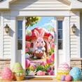 thumbnail image 2 of B Easter Door Cover Decoration B 35X72 Inch Polyester Door Curtain With Holiday Pattern Spring Festival Party Wall Decor For Home Indoor Outdoor Pattern B, 2 of 6