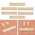 thumbnail image 4 of 6 ganchos de pared en miniatura para decoración de escenas de casas de muñecas a escala 1/12 Carril de gancho, 4 of 9