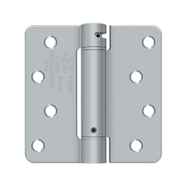 4 x 4 x 0,25 Po Charnière à Ressort&44; Chrome Brossé