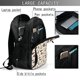 thumbnail image 4 of Balery Guitar Mochila con carga USB para hombre y mujer - Mochila impermeable y antirrobo para laptop con puerto USB para viajes, trabajo, 4 of 7