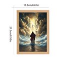 thumbnail image 2 of Peggybuy Jesus Lamp Jesus Light Up Picture LED Light Painting Night Light (Light A), 2 of 7