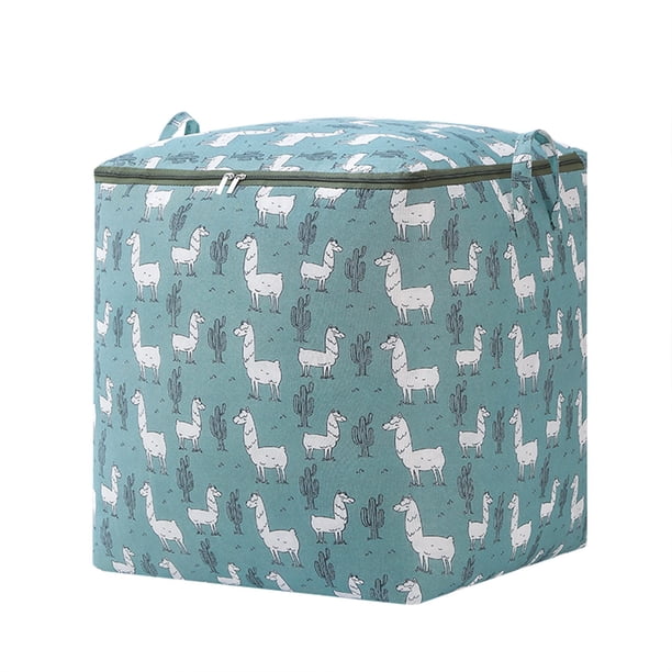 Fiudx Bolsa de Almacenamiento de Gran Capacidad, Tela Transpirable, Diseño Plegable, Asas Reforzadas, Ahorra Espacio, Ideal para Edredones, Mantas, Ropa y Organización Del Hogar, 135 L, Solución de A
