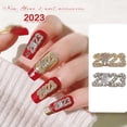 thumbnail image 3 of 8 Uds. De diamantes de imitación de Metal para uñas, decoración de uñas de cristal brillante, 3 of 5