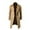 Khaki, variant on Fgnfyis Mens Jacket Slim Fit Stylish Winter Trench Coat Double Long Hooded Lined Trench Coat Men Black XL