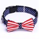 thumbnail image 1 of Blueberry Pet 6 Pattern Patriotic Flag Collection - Bandera americana, británica, pajarita francesa MFZFUKR CPB-US-YY381-3, 1 of 5