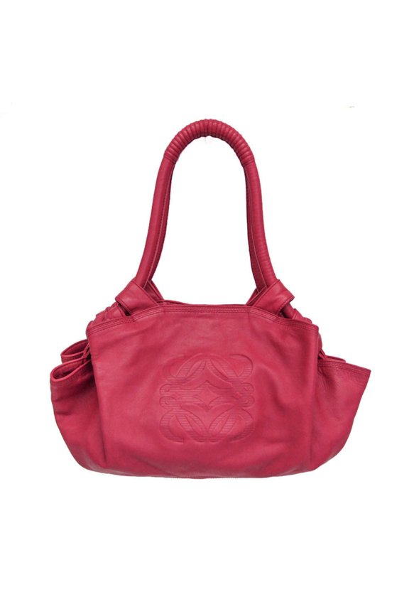 Pre-Owned Loewe Nappa Aire 309 82 102 Women's Leather Handbag Pink