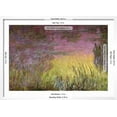 thumbnail image 3 of Waterlilies at Sunset, 191526, Botanical Framed Art Print Wall Art by Claude Monet Sold by Art.Com, 3 of 6