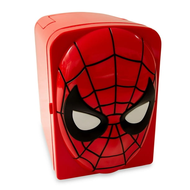 Marvel SpiderMan 4Liter Mini Fridge Thermoelectric Cooler Holds 6