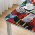 thumbnail image 4 of HAOXIT Christmas , Christmas Christmas Table Cloth Waterproof Heavy Duty s Christmas 36*36, 4 of 7