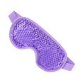 thumbnail image 3 of Workhe Eye Patch PVC Fabric Blindfold Hot Cold Compress Eyepatch Elastic Sleeping Eye Protection, Purple, 3 of 9