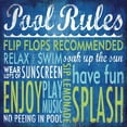 thumbnail image 2 of Marrott, Stephanie 26x26 Gold Ornate Wood Framed with Double Matting Museum Art Print Titled - Pool Rules, 2 of 4