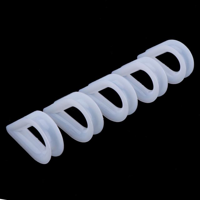 DYNWAVECA 1 Set 10mm Nylon Thimble for Docking Boat Sailboat Rope 16mm Nylon Line Thimble Rope Nylon Line Plastic Thimble Set of 5