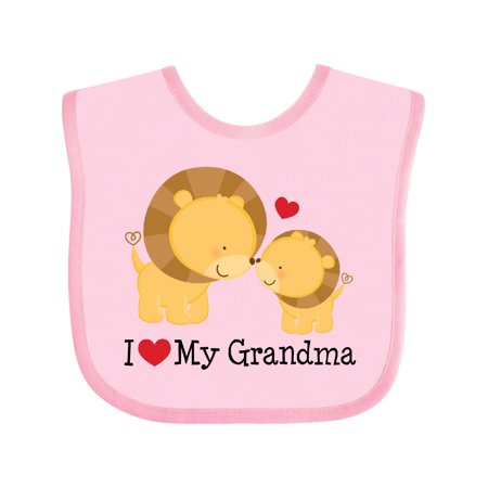 

Inktastic I Love My Grandma Gift Baby Boy or Baby Girl Bib
