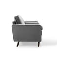 thumbnail image 3 of Modway Causeuse en Velours de Performance Valour, Gris, 3 of 9
