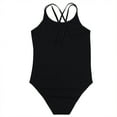 thumbnail image 4 of Alvivi Kids Girls Ballet Dance Leotard Spaghetti Strap Crisscross Back Bodysuit 3-14, 4 of 7