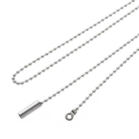 

3pcs Pull Chain Beaded Pull Chain Beaded Roller Chain Pullswitch for Home (Silver)