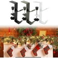 thumbnail image 2 of EUDIDV Xmas Ornaments Christmas Stocking Holders Metal Hooks Non-Slip Christmas Stocking Hooks For Fireplace Mantle Christmas Party Decoration Festive Supplies, 2 of 7