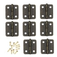thumbnail image 3 of KAKOWELY 250pcs Professional Closing Spring Hinges Mini Metal Hinge with Screws,0.71"X0.63"X0.16", 3 of 5