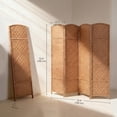 thumbnail image 3 of HOMCOM 4 Panel Folding Room Divider Privacy Screen Indoor Home Decoration, 3 of 10