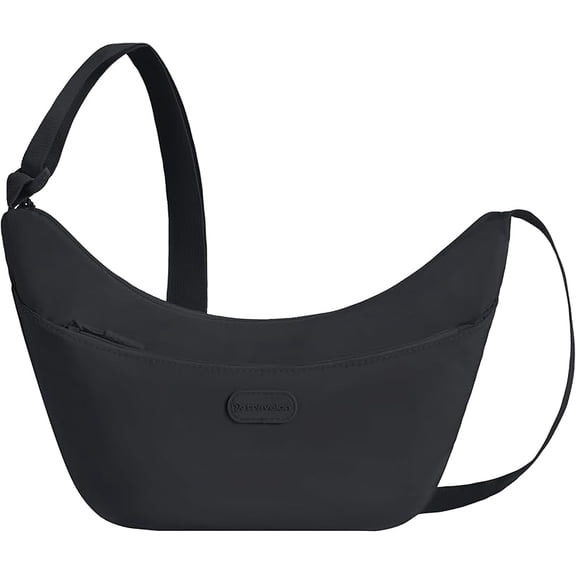 Travelon Slouchy Crossbody, Black, One Size