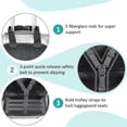 thumbnail image 3 of Upgraded Travel Seat for Kids - Portable Chair, Kids Ride-on Suitcase, Child Seat for Luggage, Toddler Carrier for Free Parents' Hands, 3 of 5