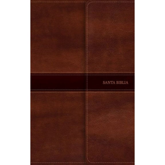 RVR 1960 Biblia ultrafina, marrón símil piel con índice y solapa con imán (Hardcover)
