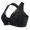 Black, variant on Women's Floral Lace Front Closure Full Figure Bra, JIANLAI Racerback Cross Strap Underwire Support Plus Size Bra Full Coverage Bras for Women