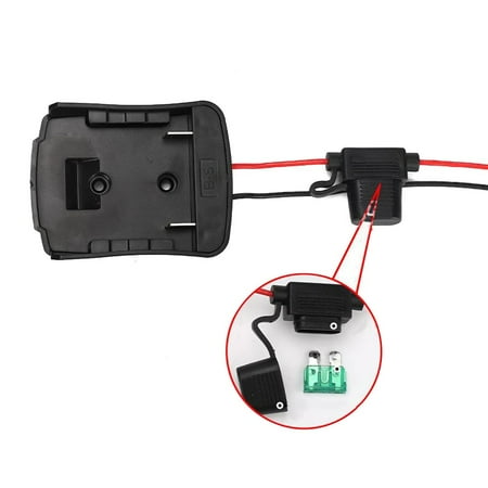 

1PCS Power Adapter Converter With Fuse & Switch For Ryobi 40V Lithium Battery
