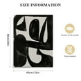 thumbnail image 2 of COMIO Abstract Black Wall Art Boho Minimalist Black and Brown Painting Neutral Abstract Wall Prints for Living Room Decor Black and Neutral Artwork Mid Century Boho Wall Art, 2 of 5