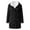 Black, variant on Coerni Girls Suede Fleece Lined Jacket Teen Polar Fleece Sherpa Button Down Shackets Winter Warm Coat Windproof Trendy Outerwear