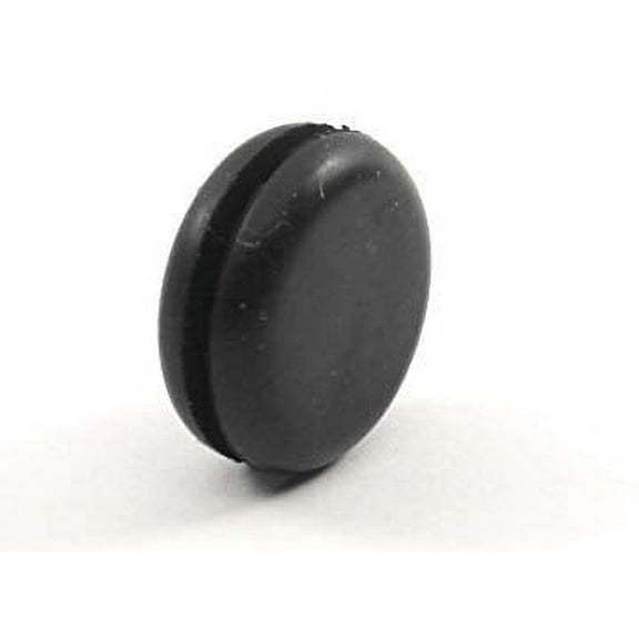 Fits 1/2" Hole - 11/16" Diameter - 9/32" Height - 1/16" Panel Thickness - Push-in Panel Plug Grommet Without a Hole Rubber Plug (2)