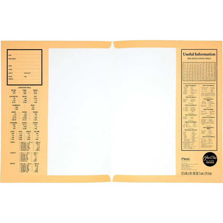 Mead Pee-Chee 2-Pocket Paper Folder Assorted Designs - Pocket