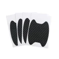 thumbnail image 3 of Juego de 4 molduras adhesivas para decoración de coche, pegatinas para puerta de coche, fibra de carbono, resistente a arañazos, película protectora para manija de coche, 3 of 5