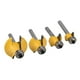 thumbnail image 1 of Madera De Carpintería Redping Router Bit Bit 4pcs aleación Fuerte Eficiente Para Carpinteros Amarillo, 1 of 7
