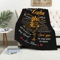 thumbnail image 2 of wajoiu Daughter Gifts from Mom, Best Birthday Gifts for Adult Daughter from Mom, Unique Gift Throw Blanket 60"X50", 2 of 6