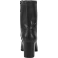 thumbnail image 3 of Women's Aerosoles Miley Square Toe Bootie Black Stretch Faux Leather 9.5 W, 3 of 5