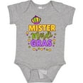 thumbnail image 3 of Inktastic Mister Mardi Gras with Crown and Dots Boys Baby Bodysuit, 3 of 5