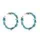 thumbnail image 1 of Pendientes de tuerca de joyería de moda para mujer, cuentas de turquesa, accesorio Vintage Punk para niña (verde), 1 of 5
