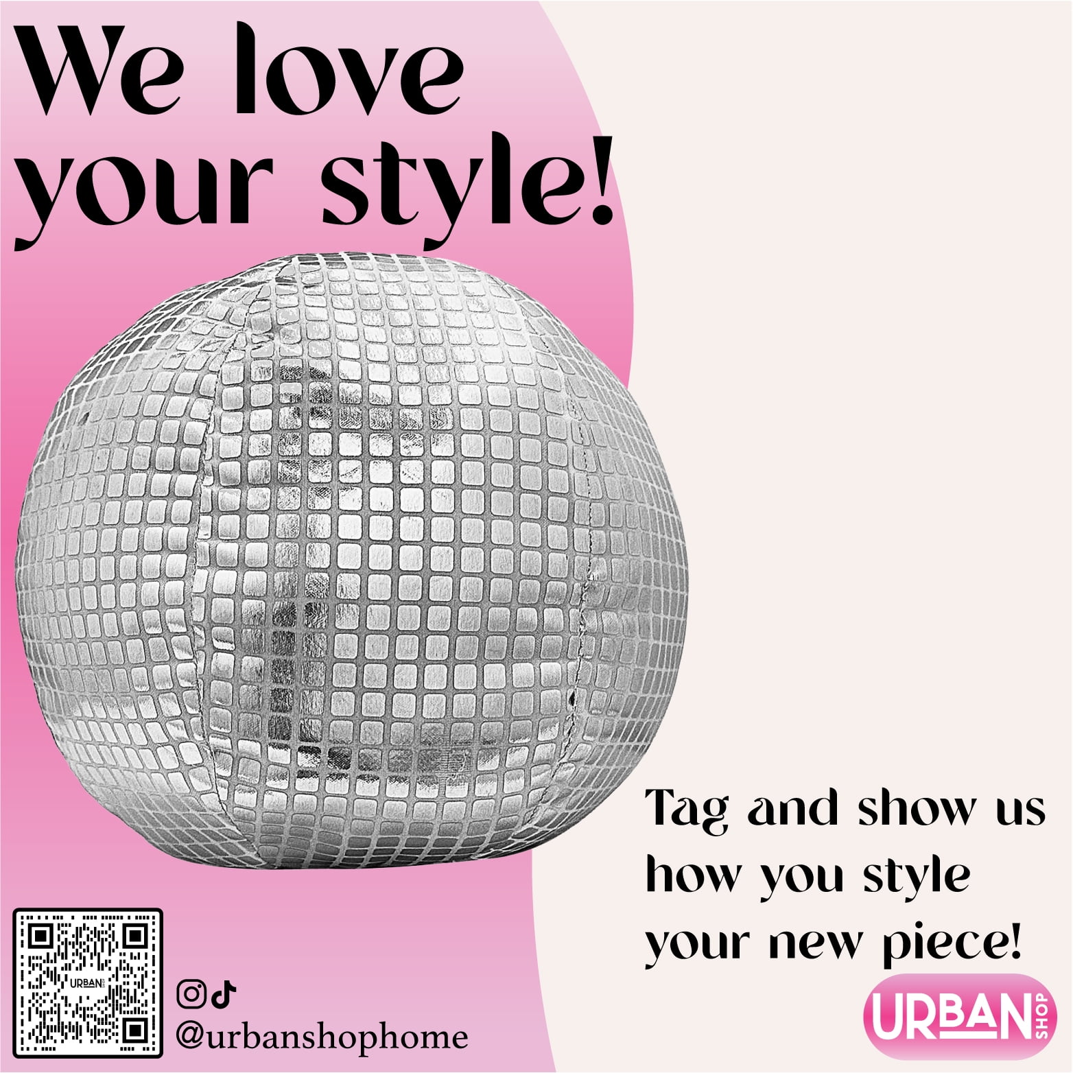 (4 pack) Urban Shop 12" Disco Ball Decorative Pillow for Teens and Young Adults