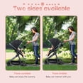 thumbnail image 3 of 2-in-1 Bassinet Stroller, Lightweight Foldable Baby Stroller with Reversible Seat, Adjustable Canopy & All-Terrain Wheels for Newborns 0-3 Years, 3 of 9